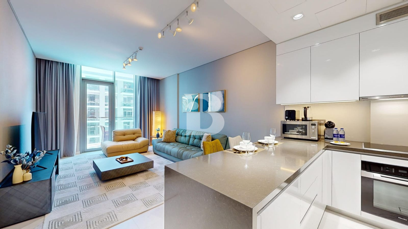 Modern | High-Floor 1-Bedroom | District One