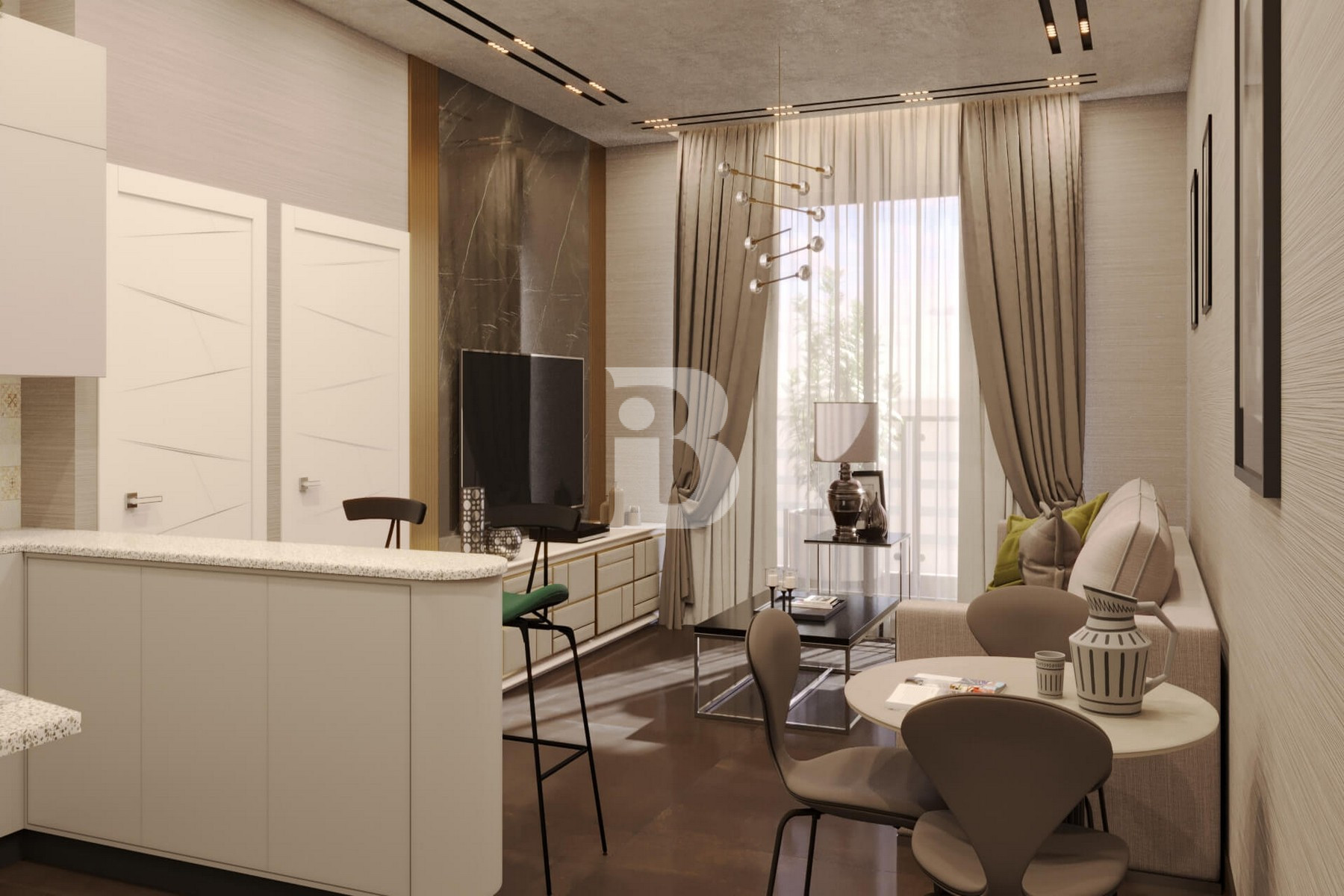 Stunning Studio|Monthly Payments|Prime Location