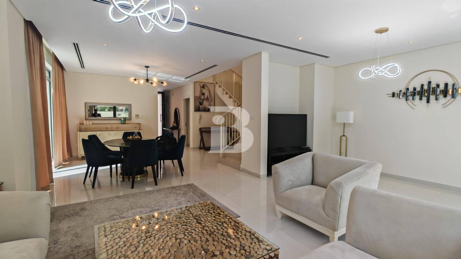 3 BR | Furnished | Vacant | FLORA Damac Hills 1