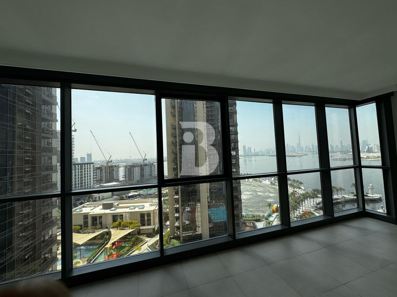 Water front| Large layout | Burj Khalifa view