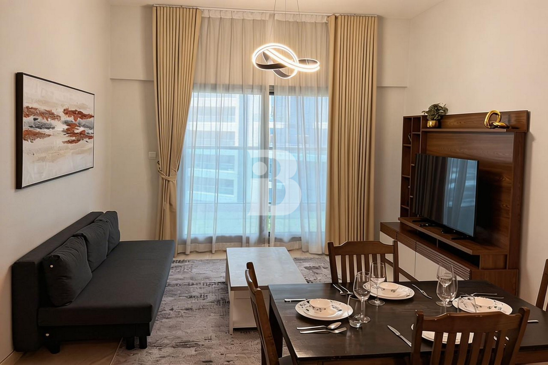 Spacious 1BR | Big Balcony | Fully Furnished