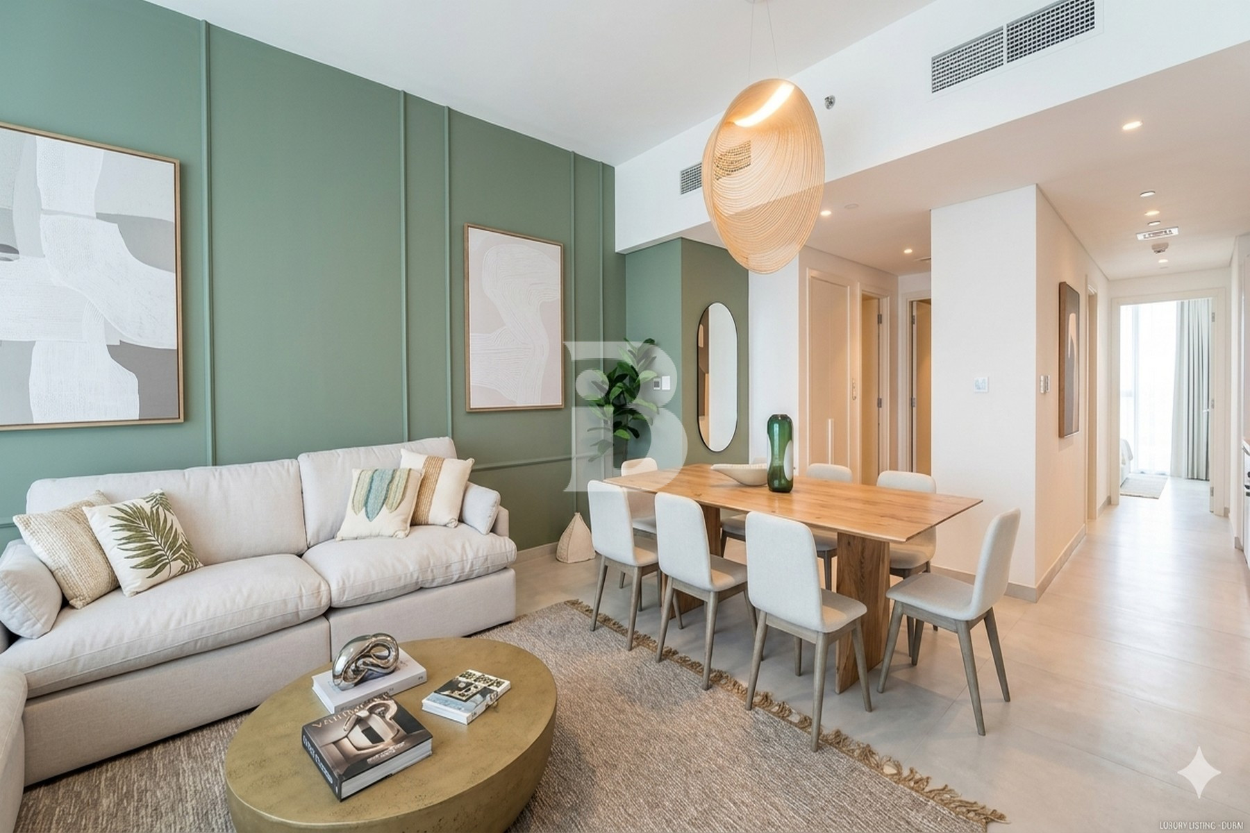 BRIGHT LUXURY 3BR | FURNISHED | BURJ FACING
