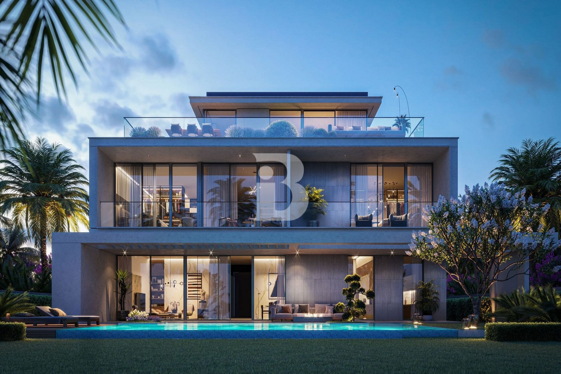 Ultra-Luxury Park-Facing Villa | Crystal Lagoon Community