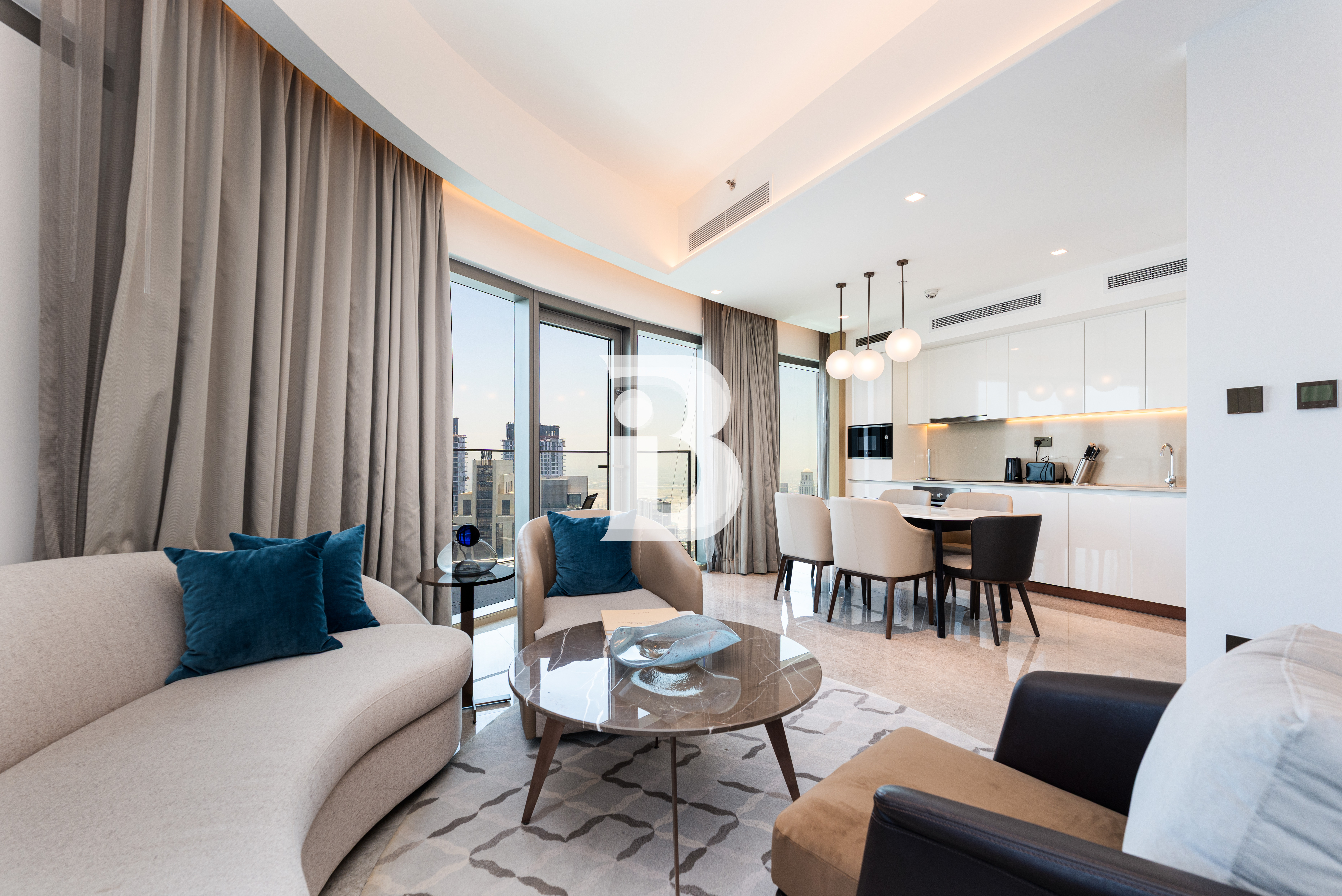 Your Peace Above the City | Sea + Park View Address 2BR