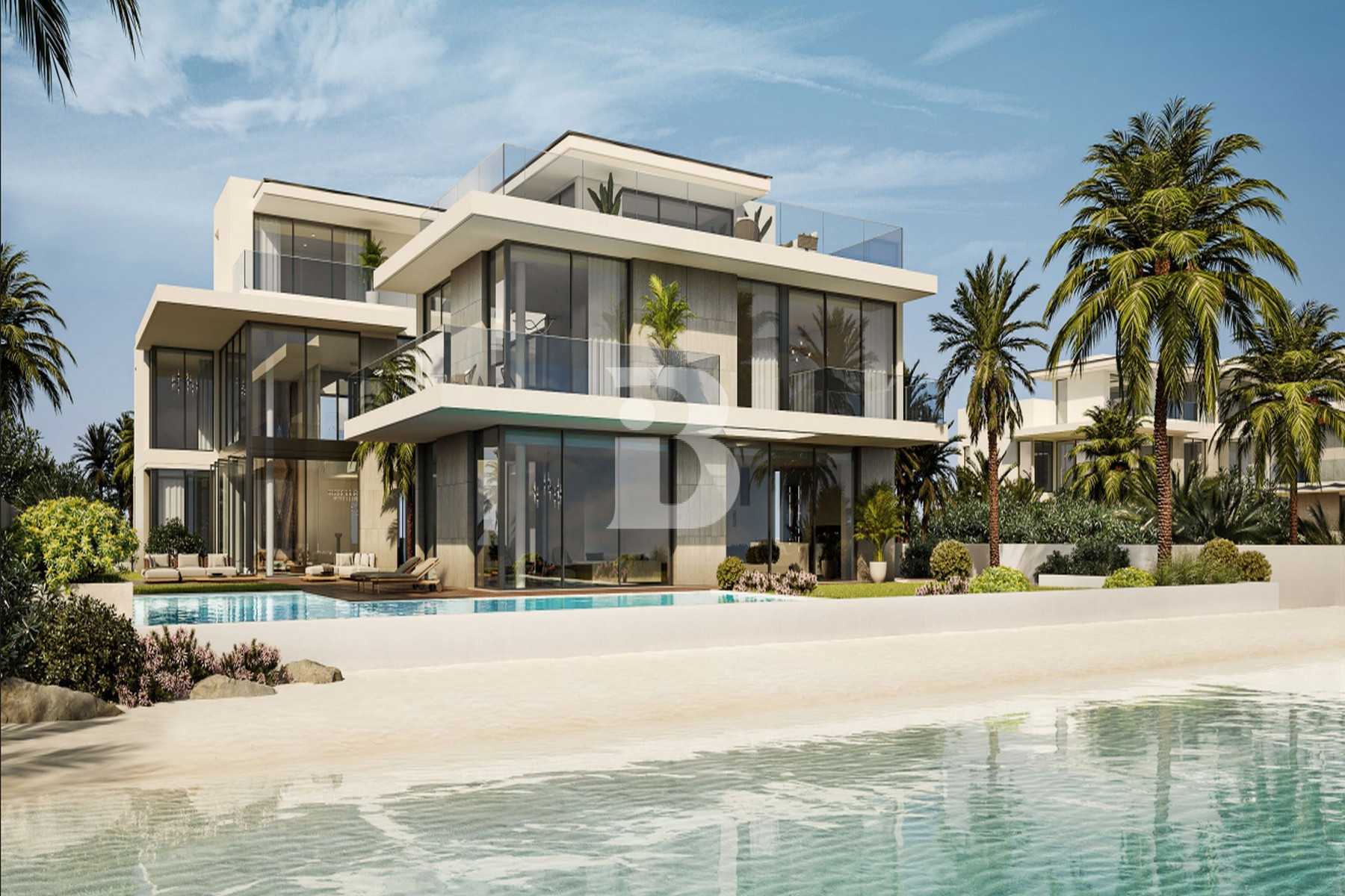 Exclusive Lagoon-Facing Mansion | Rooftop Retreat