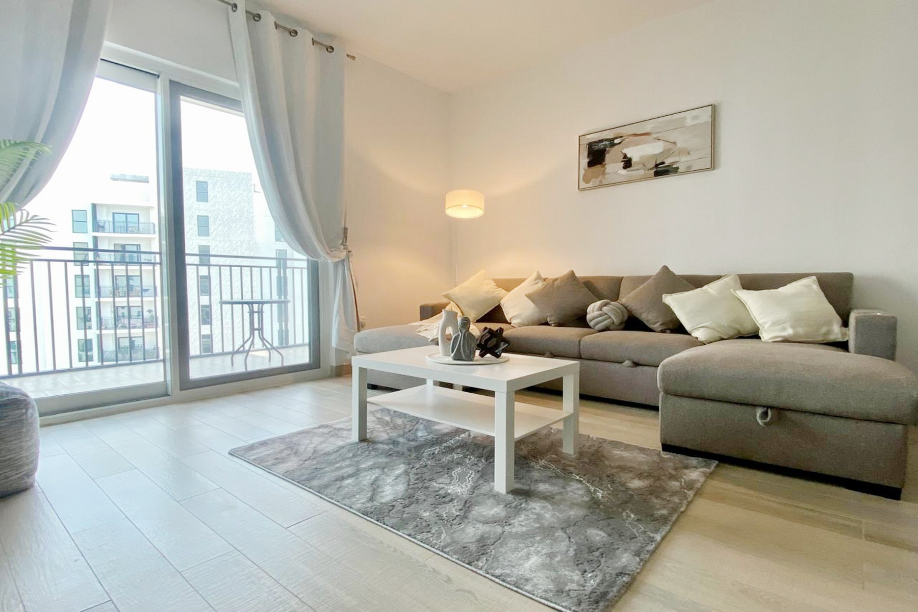 Fully Furnished 1BR | Partial Canal View | Balcony