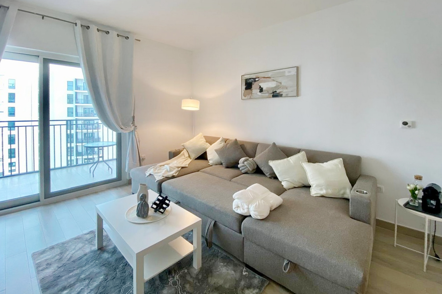 Fully Furnished 1BR | Partial Canal View | Balcony