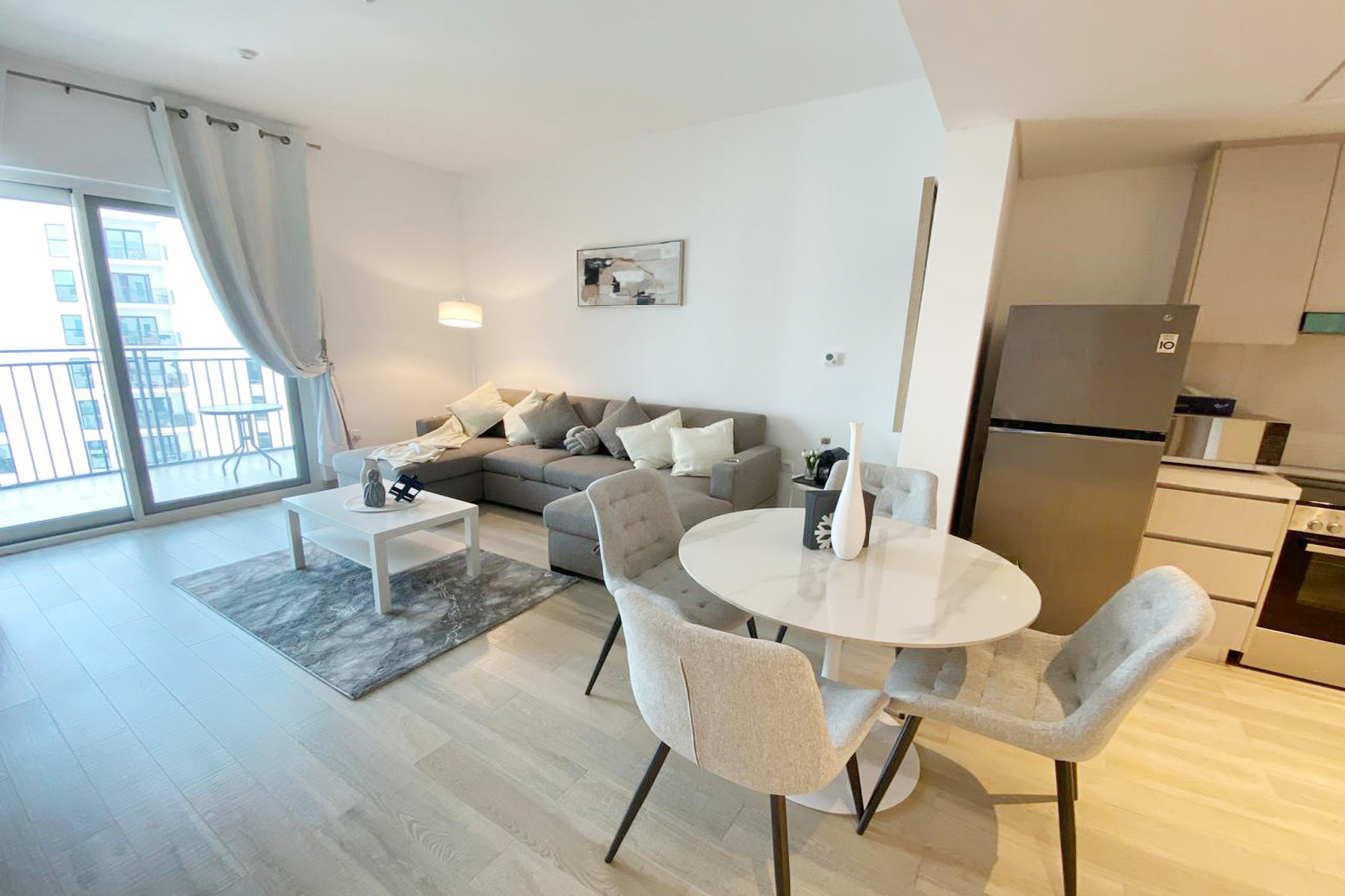 Fully Furnished 1BR | Partial Canal View | Balcony