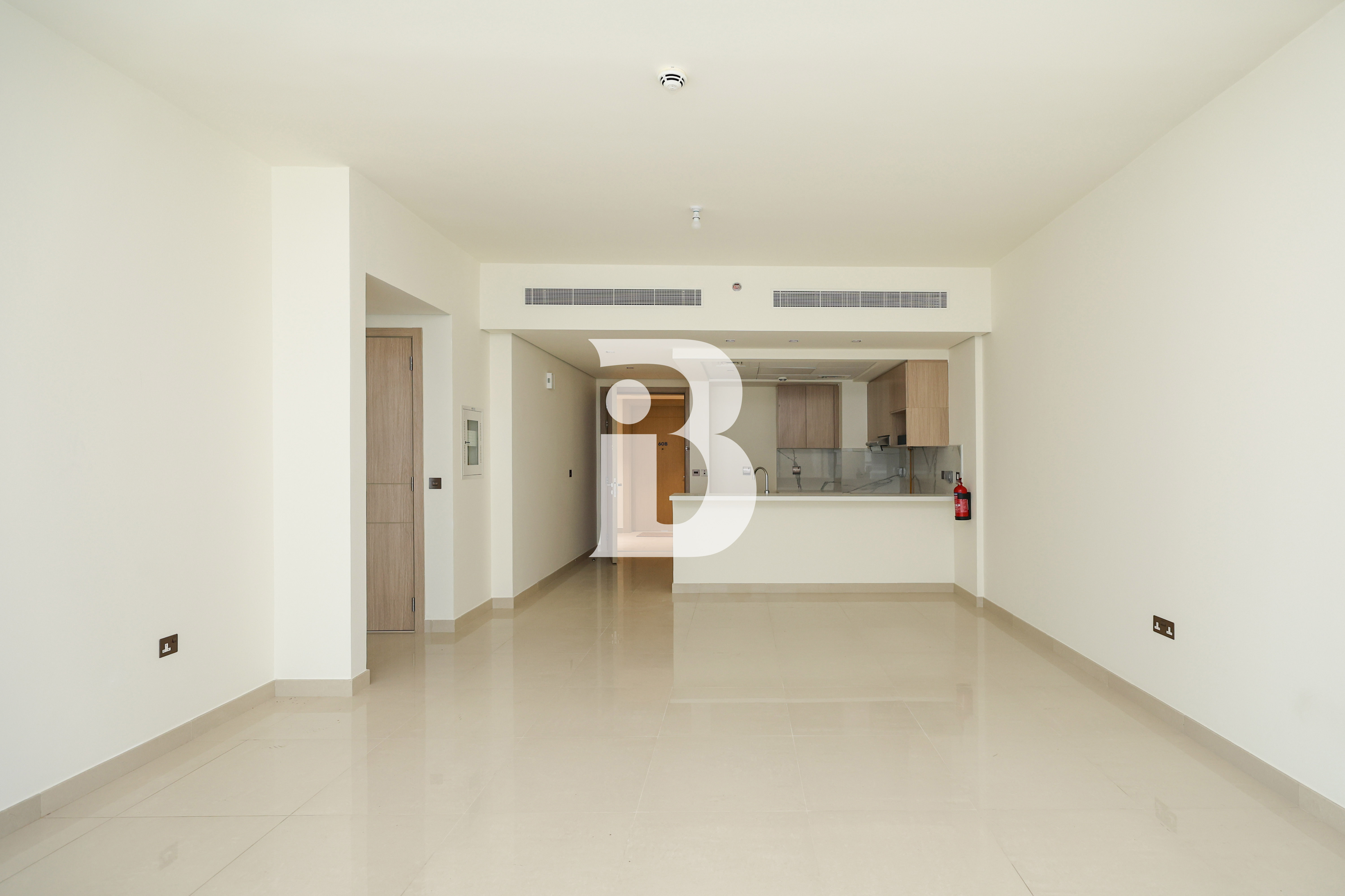 1 Bedroom Brand New Unfurnished Partial Sea View